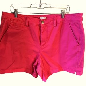 Bright pink Market & Spruce shorts.